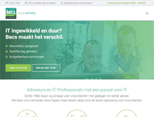 Tablet Screenshot of becs.nl