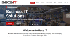 Desktop Screenshot of becs.com.au